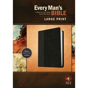 Every Man's Bible-NLT-Large Print -- New Living Translation